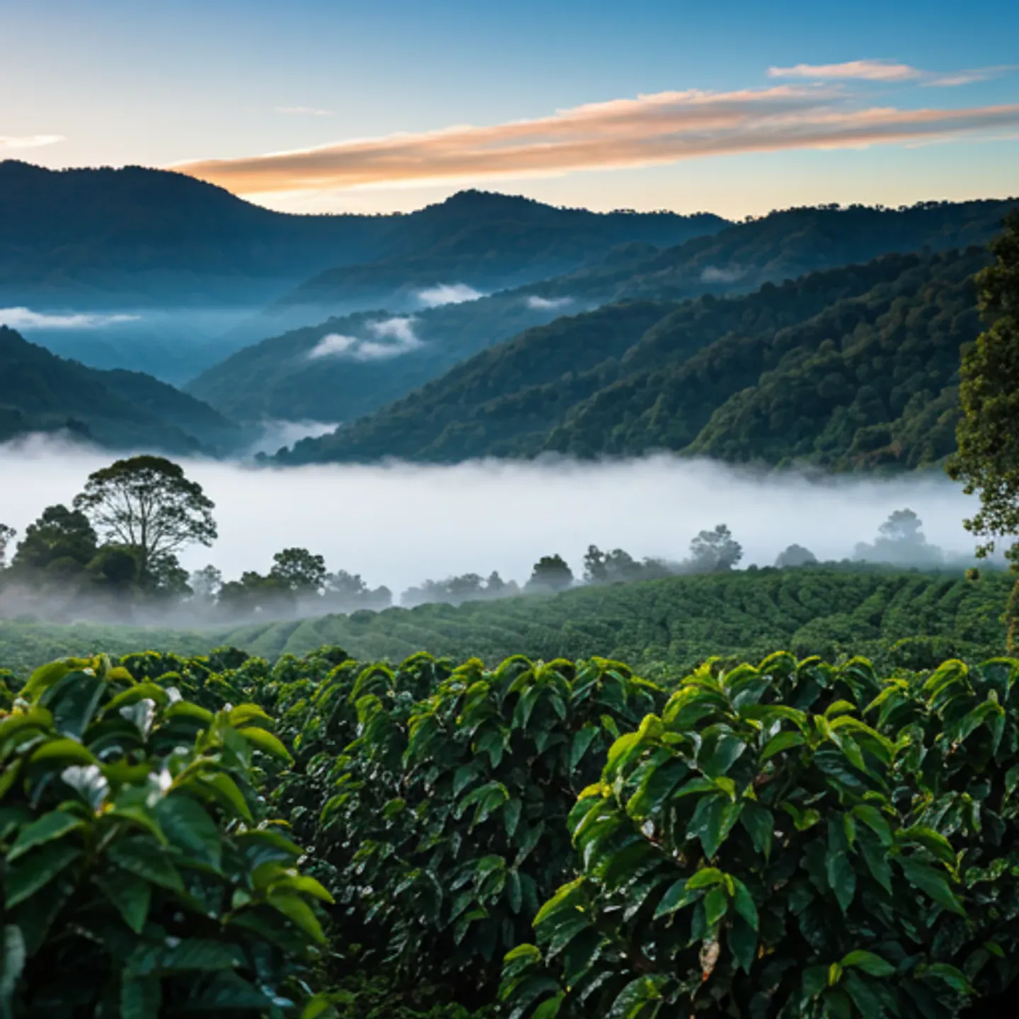 Amanecer en el bosque nuboso de Monteverde